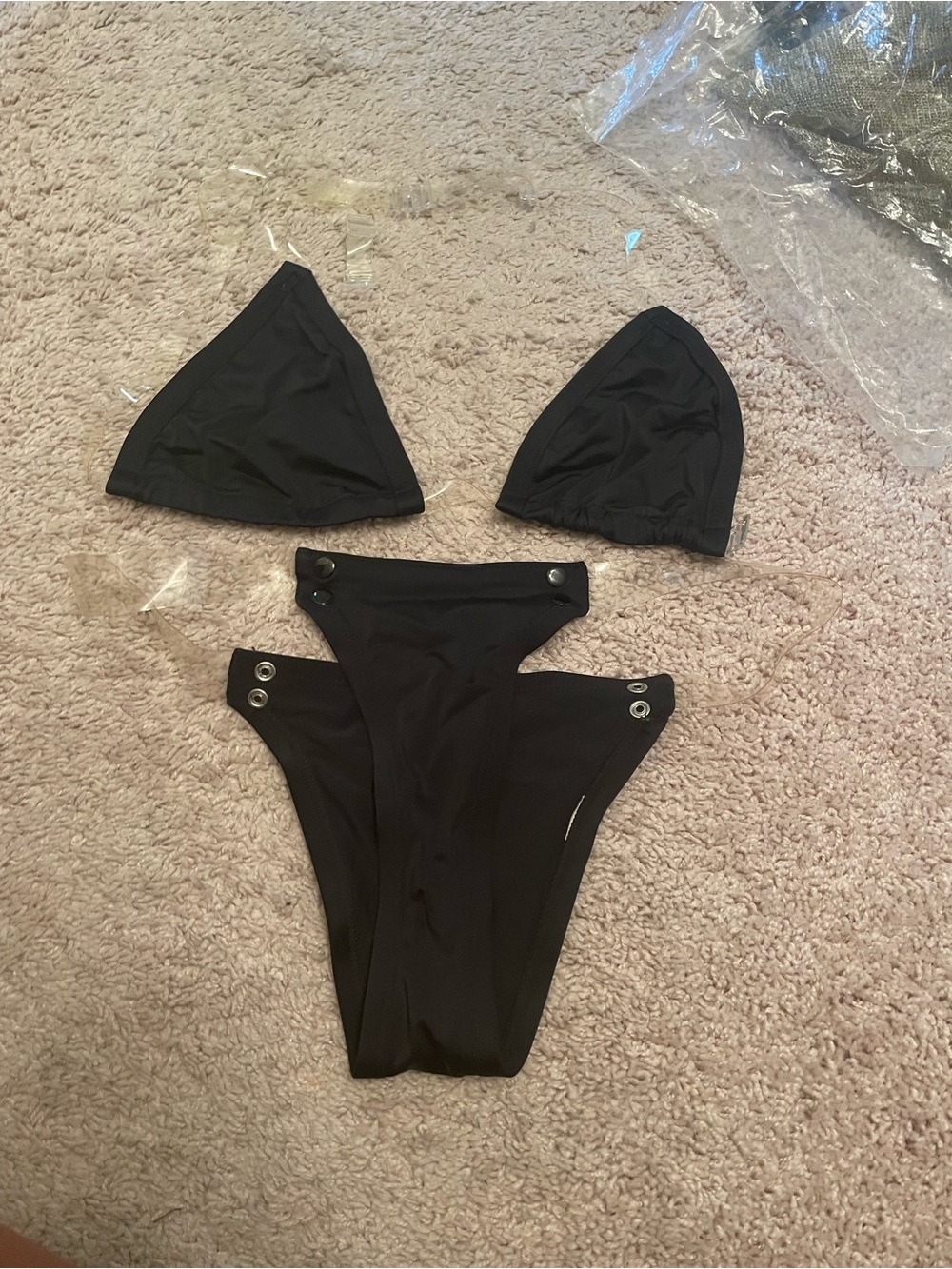 Black Kids Bikini Set - Unbranded